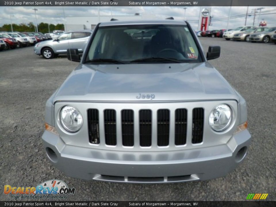 2010 Jeep Patriot Sport 4x4 Bright Silver Metallic / Dark Slate Gray Photo #2