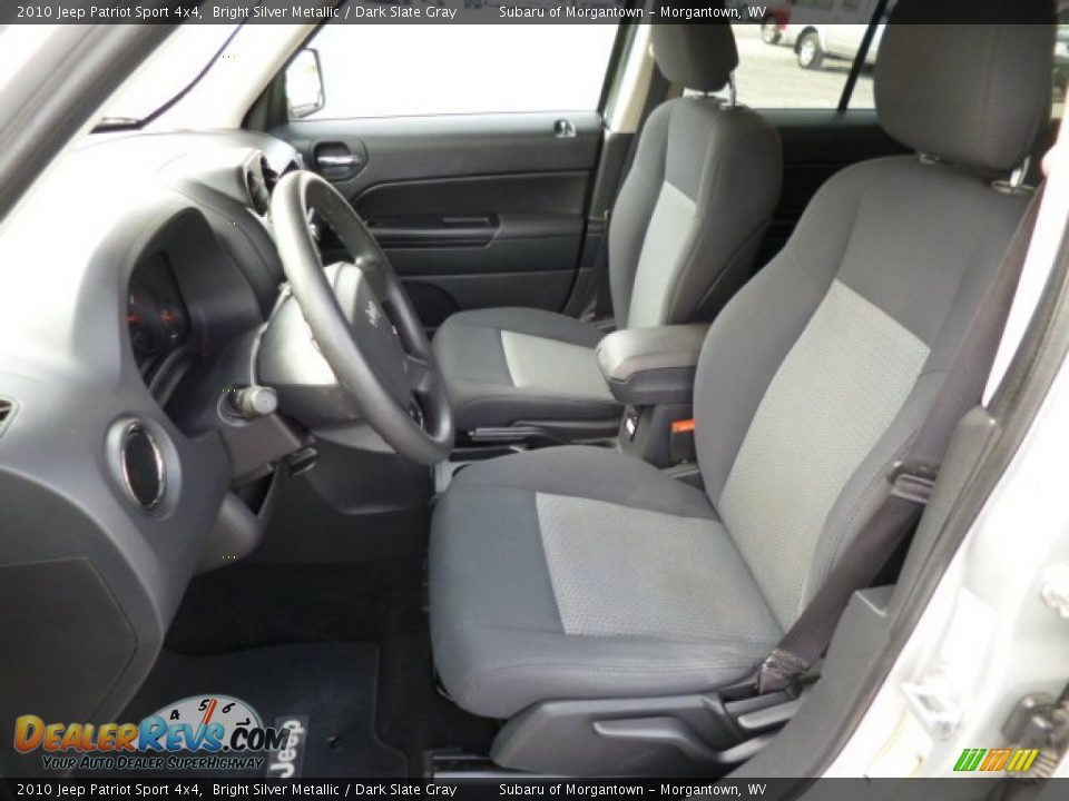 2010 Jeep Patriot Sport 4x4 Bright Silver Metallic / Dark Slate Gray Photo #7
