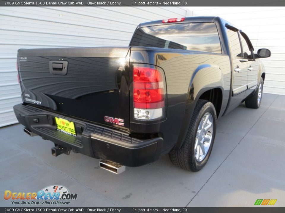 2009 GMC Sierra 1500 Denali Crew Cab AWD Onyx Black / Ebony Photo #4