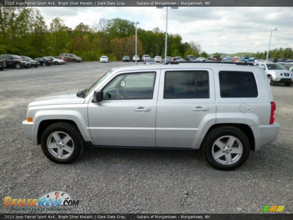 2010 Jeep Patriot Sport 4x4 Bright Silver Metallic / Dark Slate Gray Photo #8