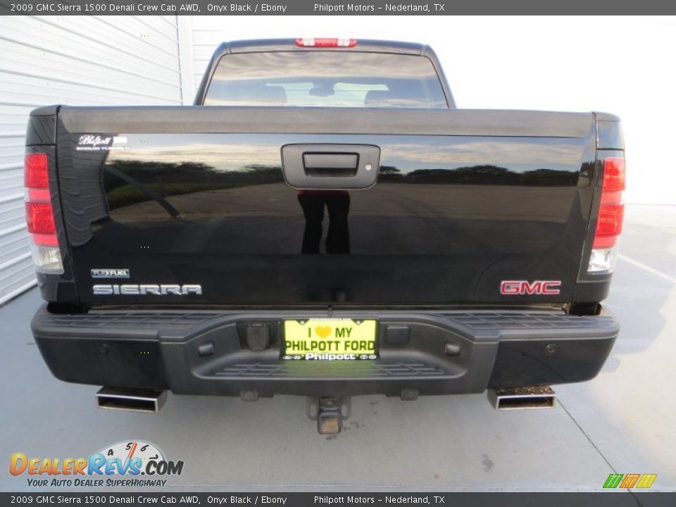 2009 GMC Sierra 1500 Denali Crew Cab AWD Onyx Black / Ebony Photo #5