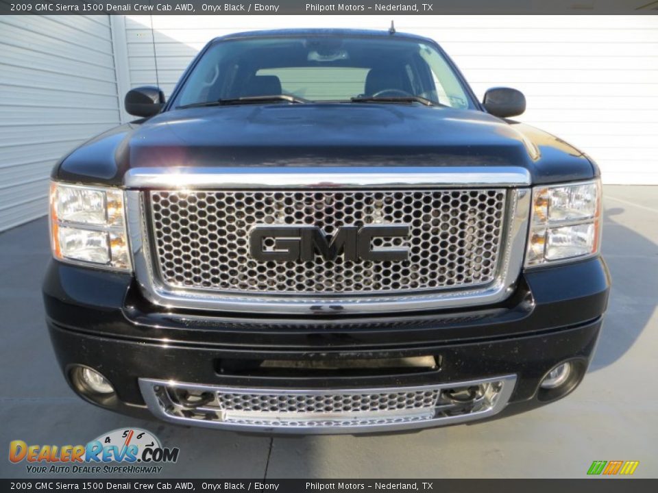 2009 GMC Sierra 1500 Denali Crew Cab AWD Onyx Black / Ebony Photo #8
