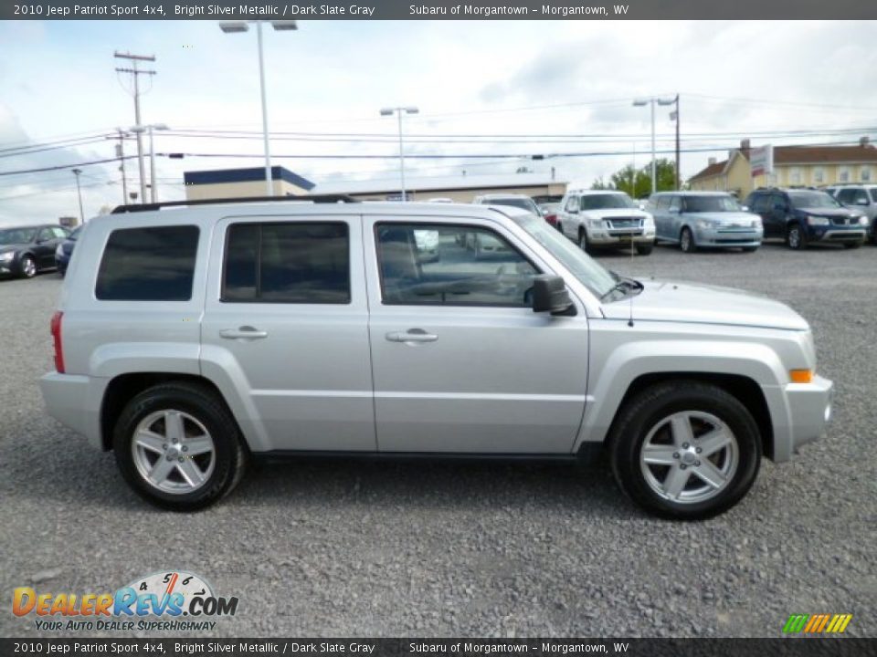 2010 Jeep Patriot Sport 4x4 Bright Silver Metallic / Dark Slate Gray Photo #12