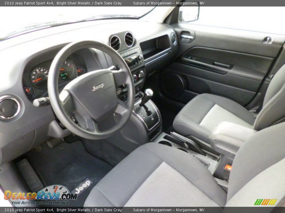 2010 Jeep Patriot Sport 4x4 Bright Silver Metallic / Dark Slate Gray Photo #17