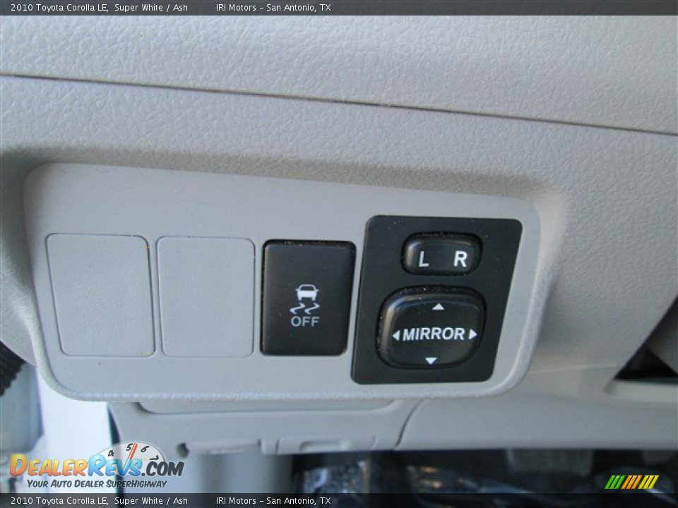 2010 Toyota Corolla LE Super White / Ash Photo #14