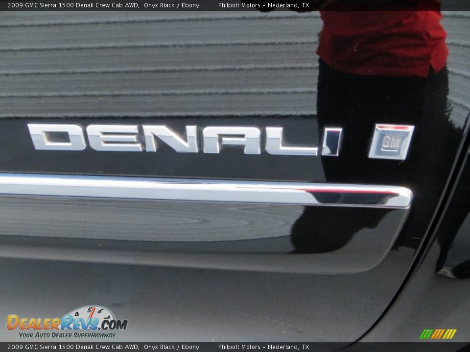2009 GMC Sierra 1500 Denali Crew Cab AWD Onyx Black / Ebony Photo #16