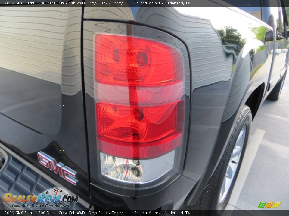 2009 GMC Sierra 1500 Denali Crew Cab AWD Onyx Black / Ebony Photo #18