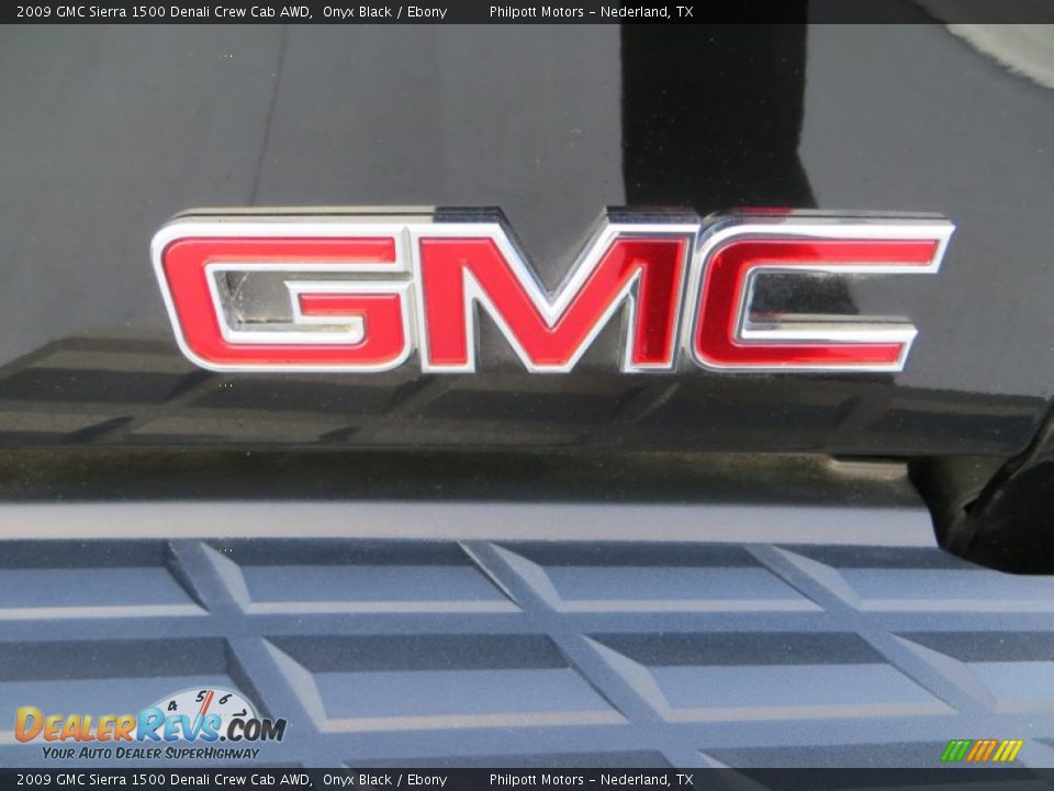 2009 GMC Sierra 1500 Denali Crew Cab AWD Onyx Black / Ebony Photo #19