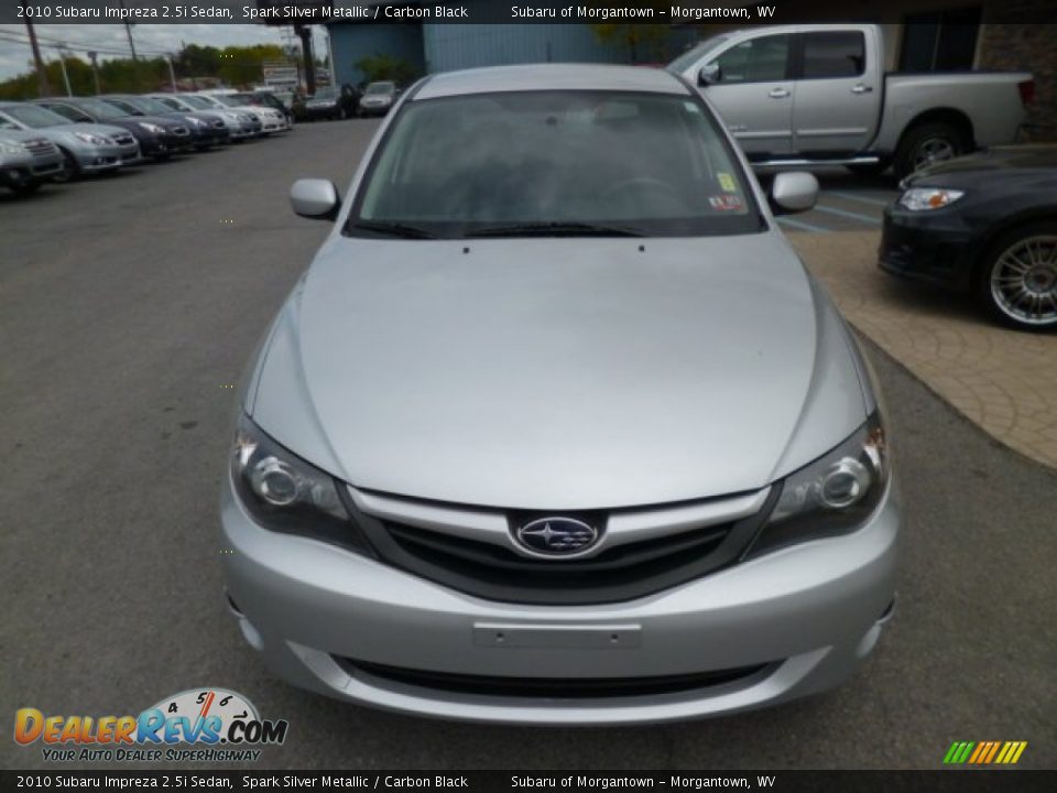 2010 Subaru Impreza 2.5i Sedan Spark Silver Metallic / Carbon Black Photo #2