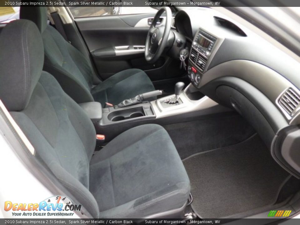 2010 Subaru Impreza 2.5i Sedan Spark Silver Metallic / Carbon Black Photo #4