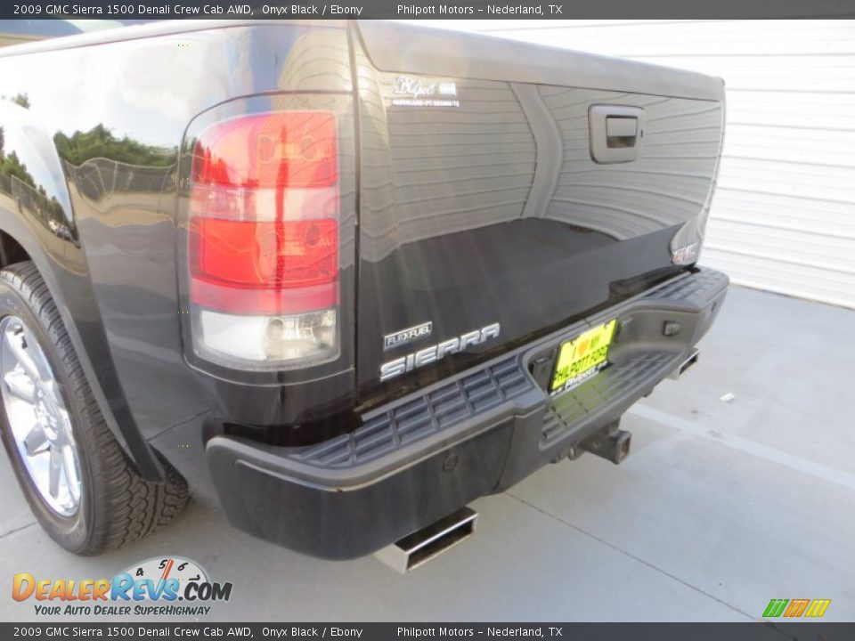 2009 GMC Sierra 1500 Denali Crew Cab AWD Onyx Black / Ebony Photo #21