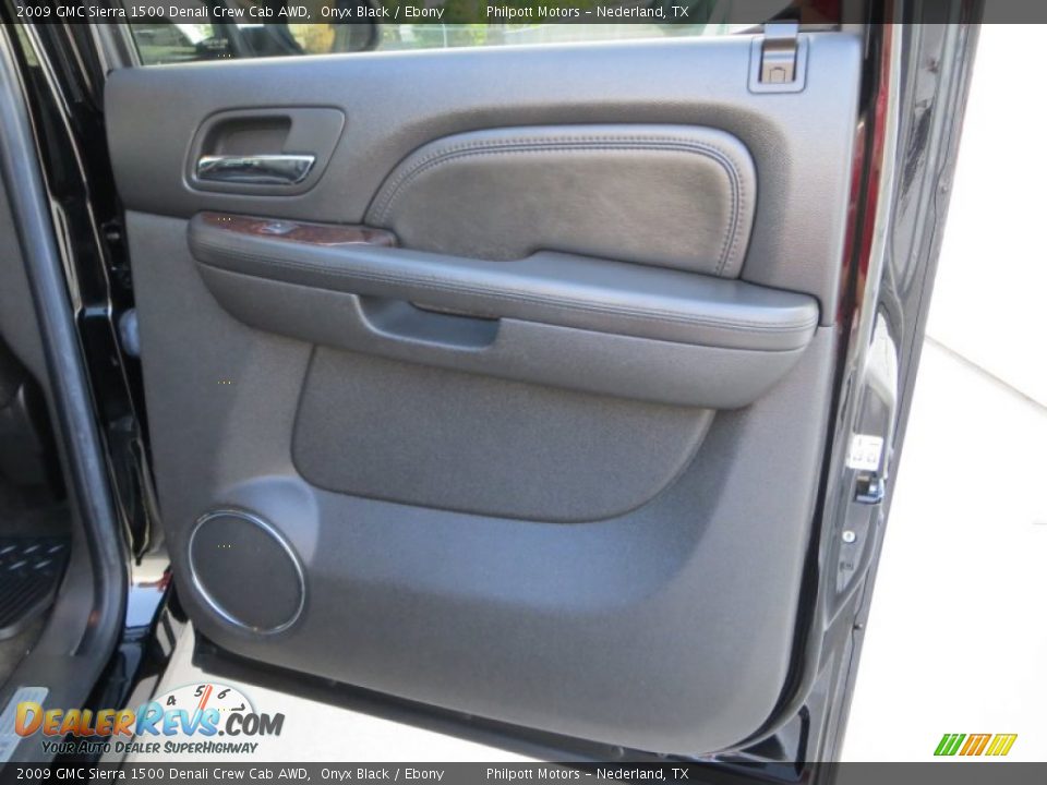 2009 GMC Sierra 1500 Denali Crew Cab AWD Onyx Black / Ebony Photo #27