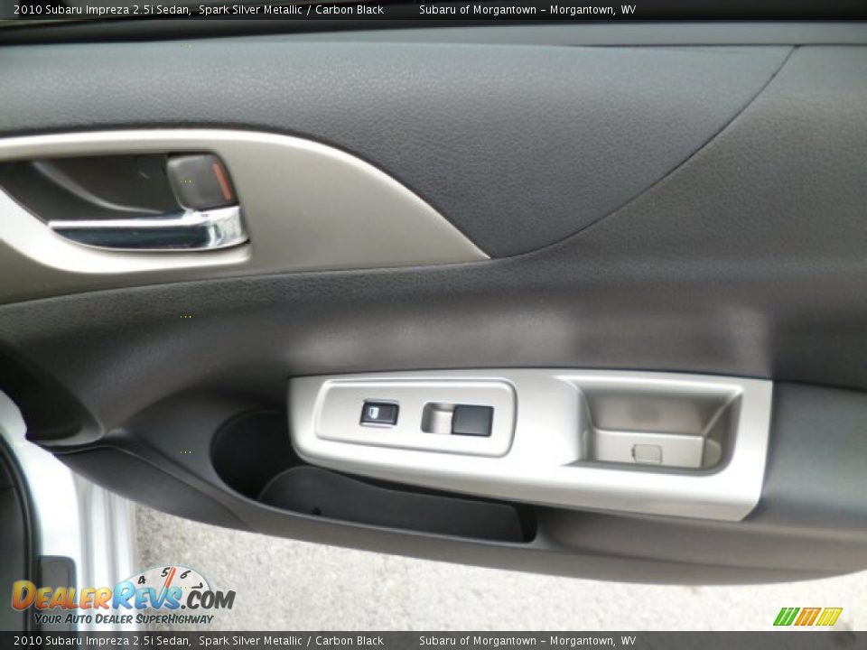 2010 Subaru Impreza 2.5i Sedan Spark Silver Metallic / Carbon Black Photo #14
