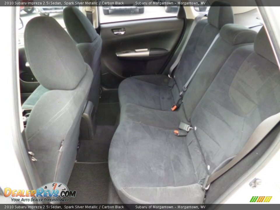 2010 Subaru Impreza 2.5i Sedan Spark Silver Metallic / Carbon Black Photo #15