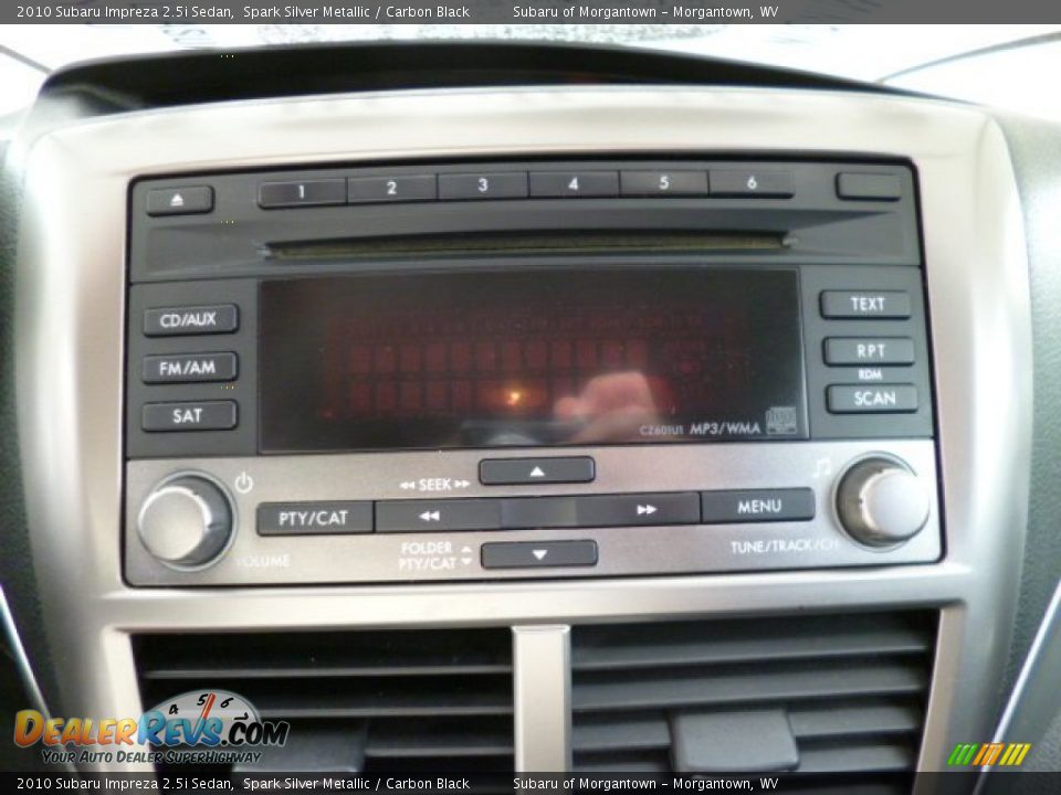2010 Subaru Impreza 2.5i Sedan Spark Silver Metallic / Carbon Black Photo #19