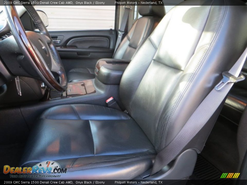 2009 GMC Sierra 1500 Denali Crew Cab AWD Onyx Black / Ebony Photo #34