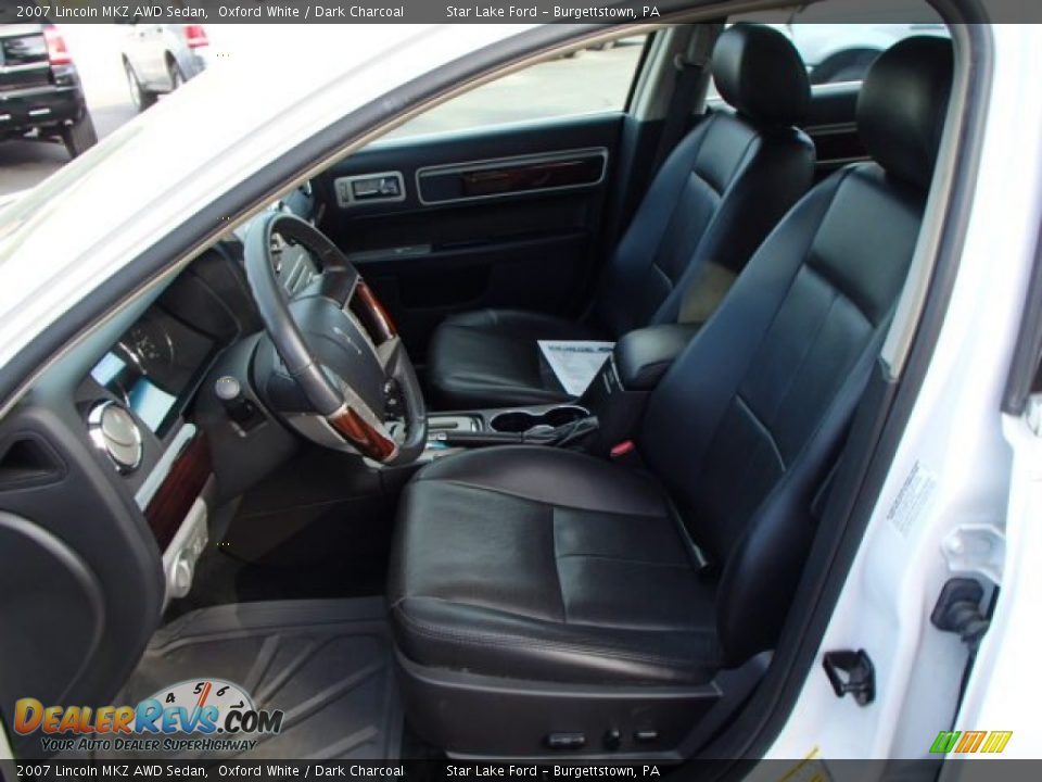 2007 Lincoln MKZ AWD Sedan Oxford White / Dark Charcoal Photo #9