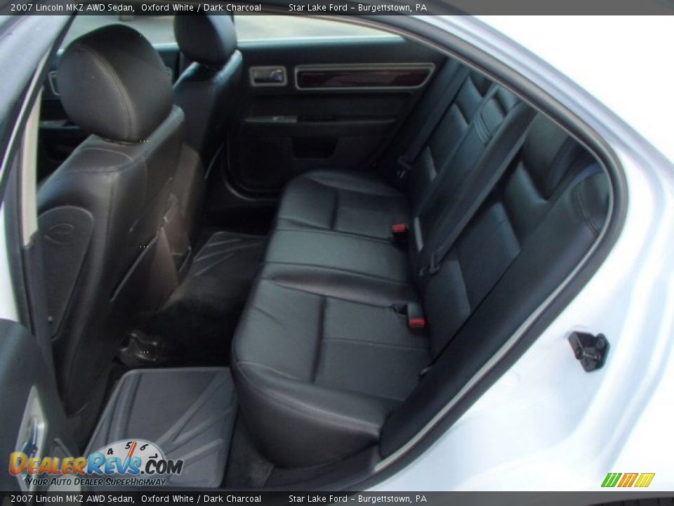 2007 Lincoln MKZ AWD Sedan Oxford White / Dark Charcoal Photo #10