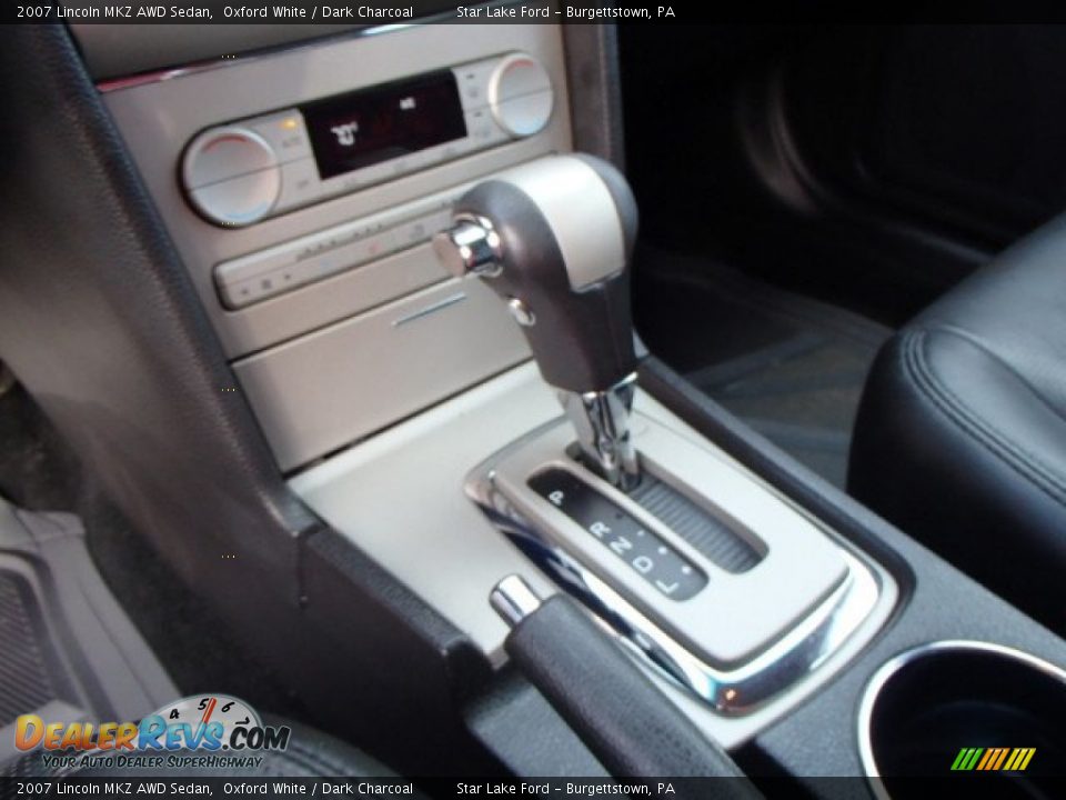 2007 Lincoln MKZ AWD Sedan Oxford White / Dark Charcoal Photo #12