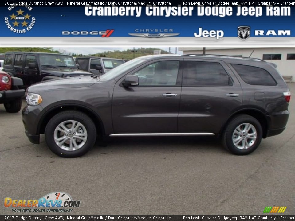 2013 Dodge Durango Crew AWD Mineral Gray Metallic / Dark Graystone/Medium Graystone Photo #1