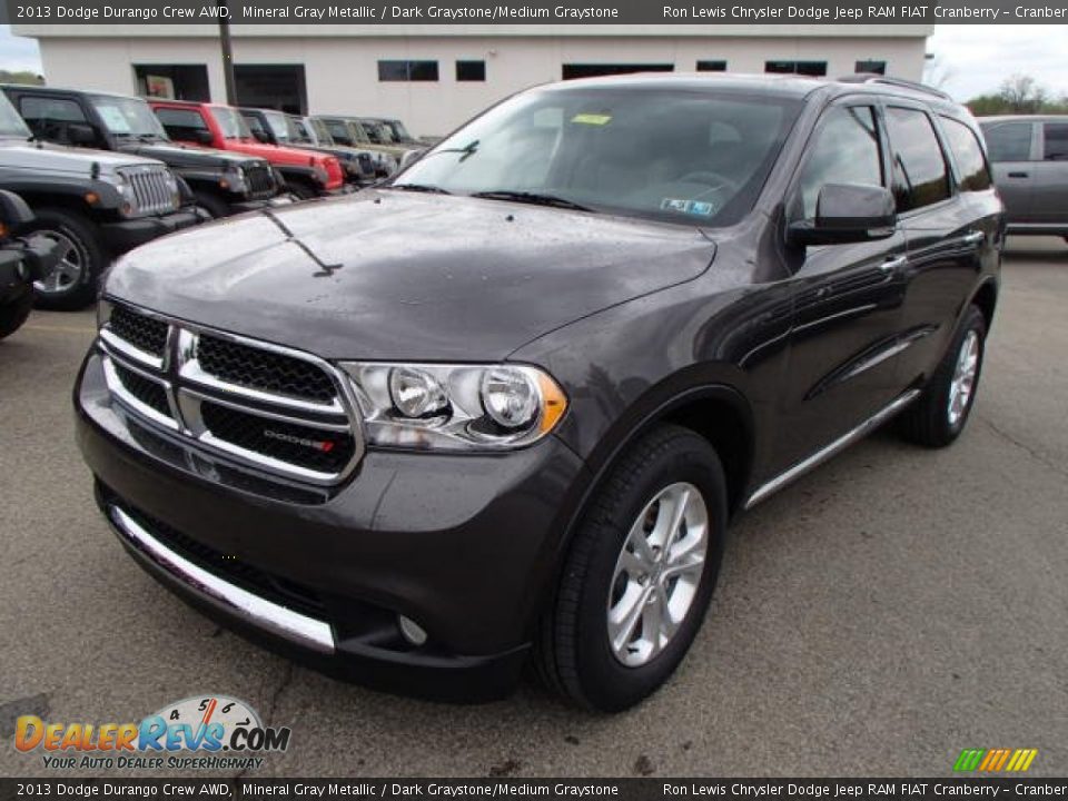 2013 Dodge Durango Crew AWD Mineral Gray Metallic / Dark Graystone/Medium Graystone Photo #2