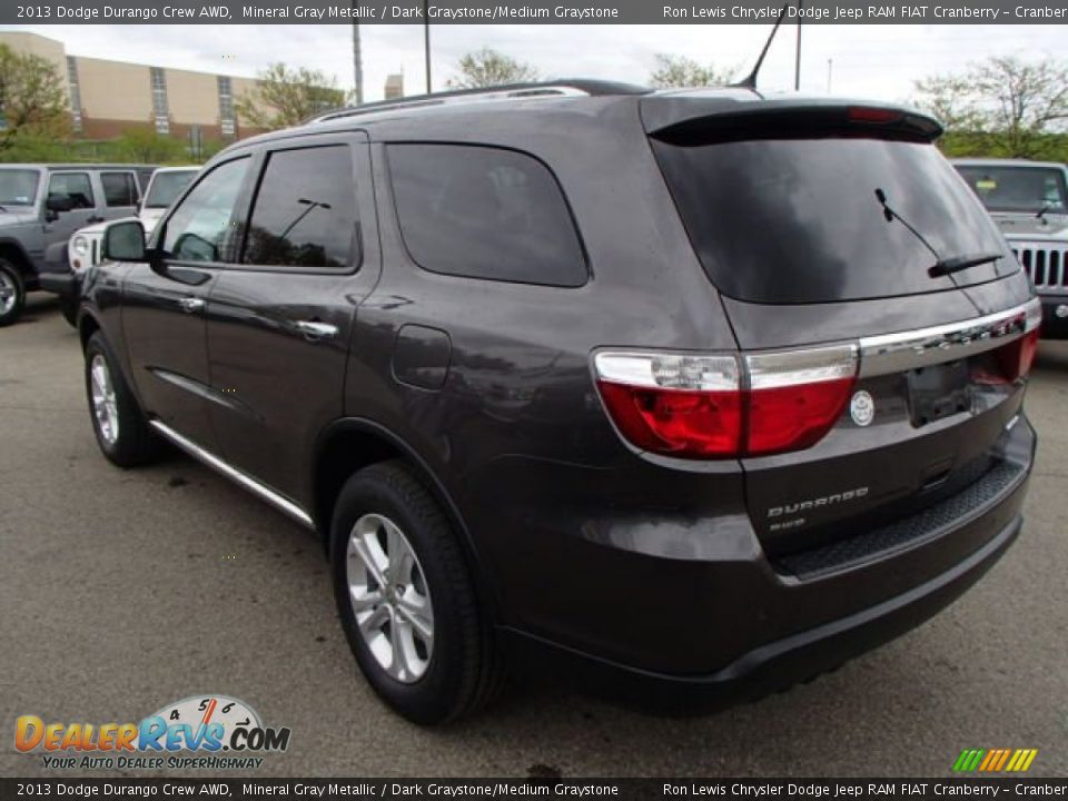 2013 Dodge Durango Crew AWD Mineral Gray Metallic / Dark Graystone/Medium Graystone Photo #8