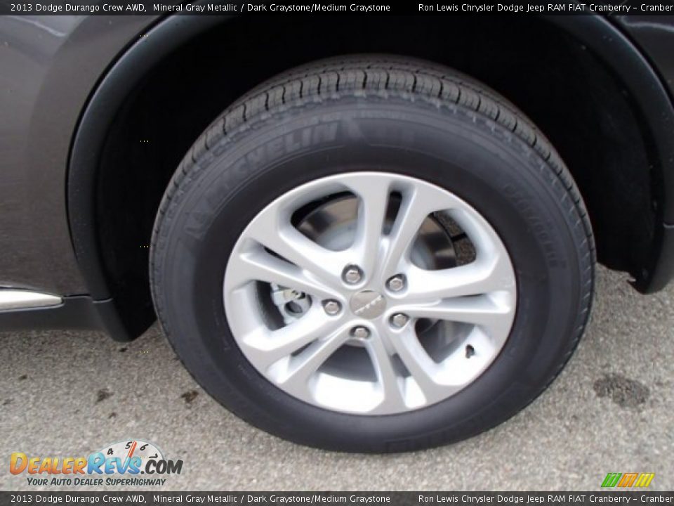 2013 Dodge Durango Crew AWD Mineral Gray Metallic / Dark Graystone/Medium Graystone Photo #9