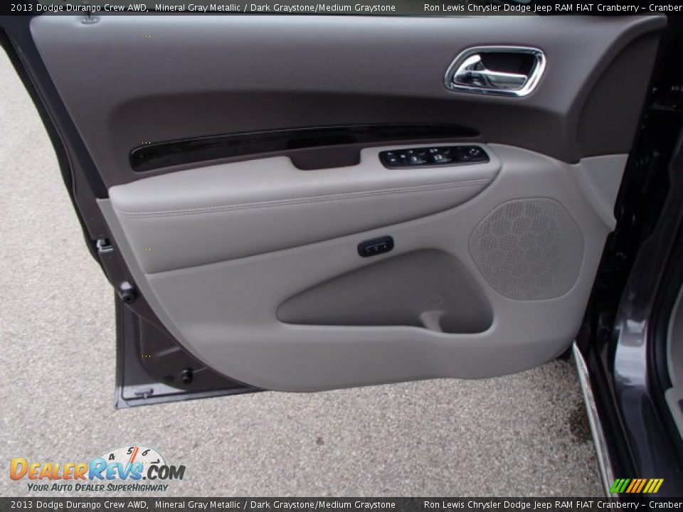 2013 Dodge Durango Crew AWD Mineral Gray Metallic / Dark Graystone/Medium Graystone Photo #12