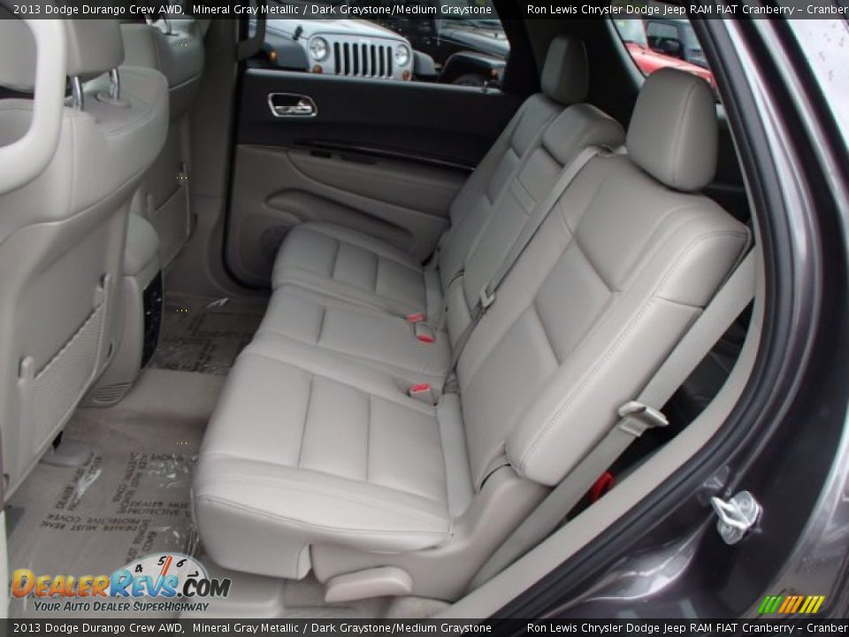2013 Dodge Durango Crew AWD Mineral Gray Metallic / Dark Graystone/Medium Graystone Photo #13