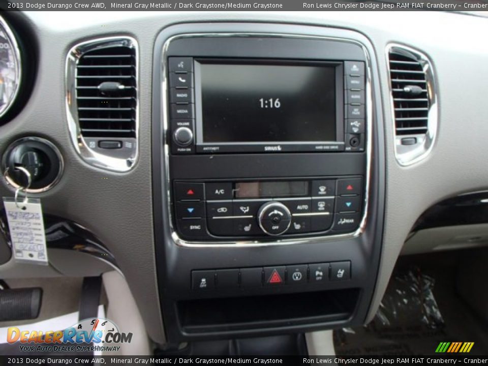 2013 Dodge Durango Crew AWD Mineral Gray Metallic / Dark Graystone/Medium Graystone Photo #17