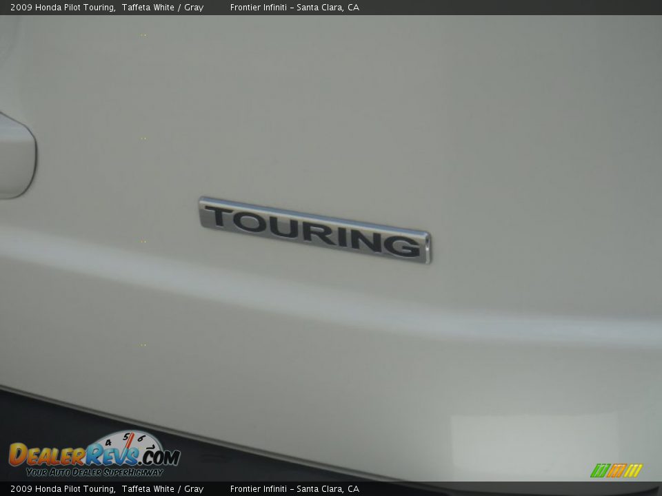 2009 Honda Pilot Touring Taffeta White / Gray Photo #6