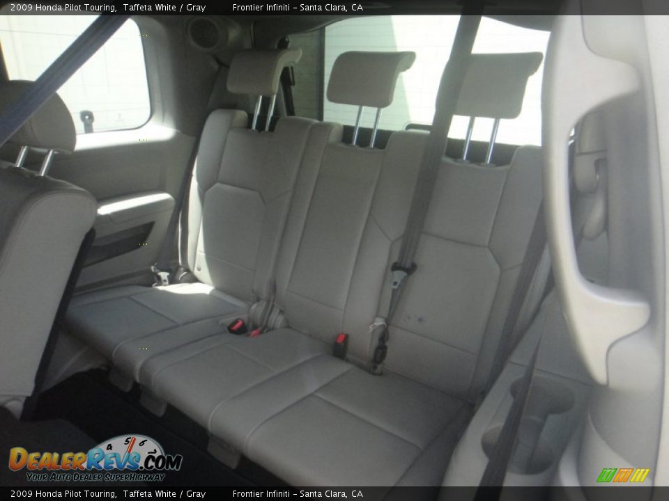 2009 Honda Pilot Touring Taffeta White / Gray Photo #13