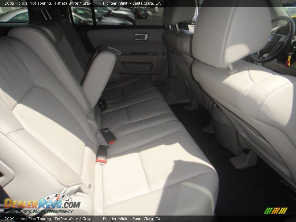 2009 Honda Pilot Touring Taffeta White / Gray Photo #17