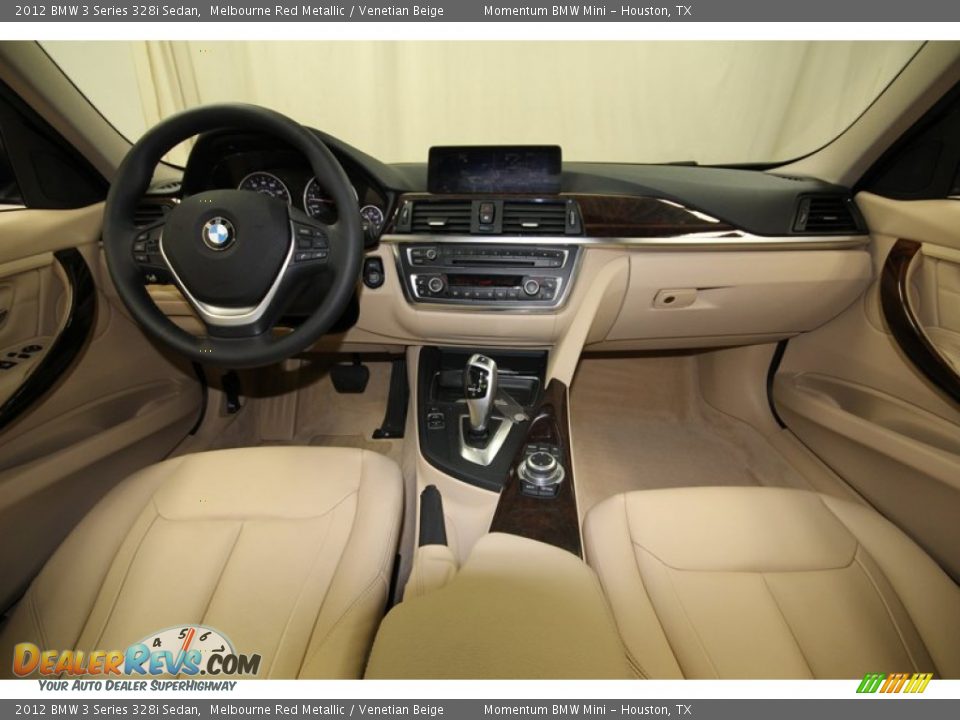 2012 BMW 3 Series 328i Sedan Melbourne Red Metallic / Venetian Beige Photo #4