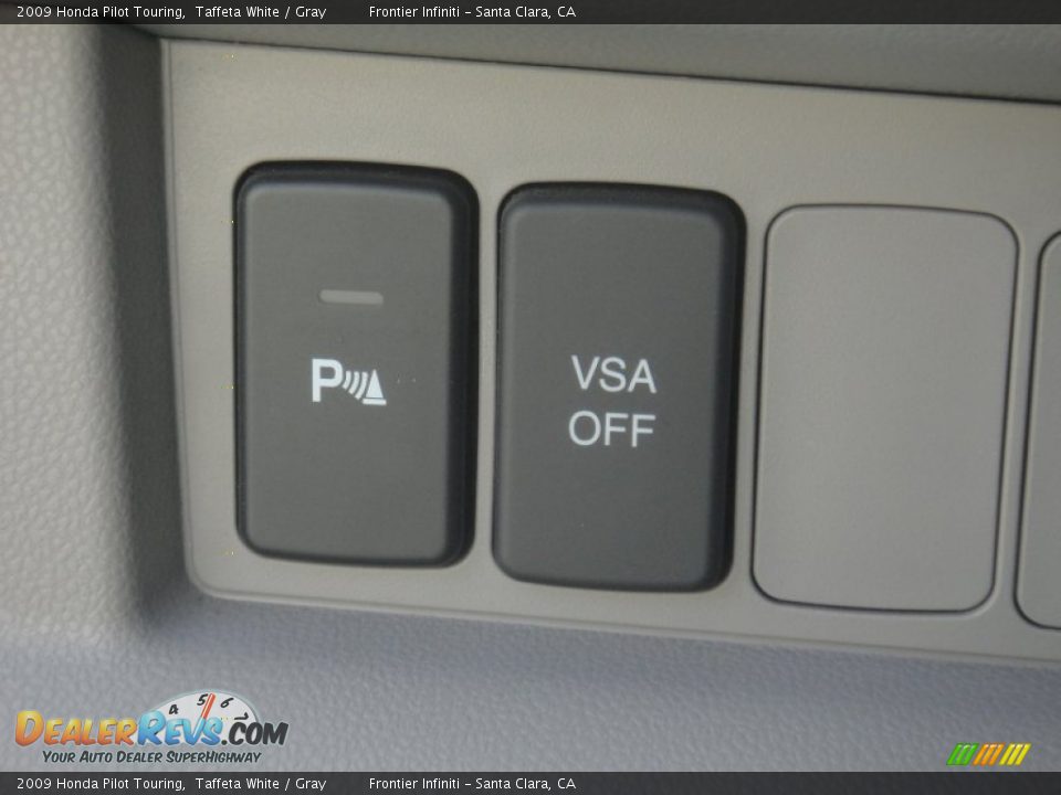 2009 Honda Pilot Touring Taffeta White / Gray Photo #25