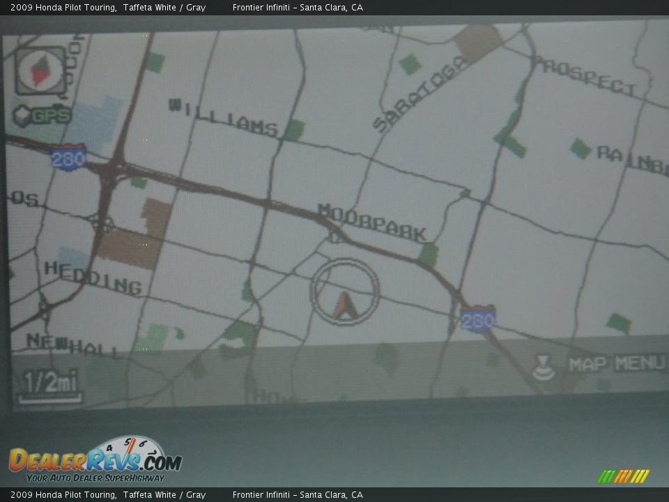 2009 Honda Pilot Touring Taffeta White / Gray Photo #30