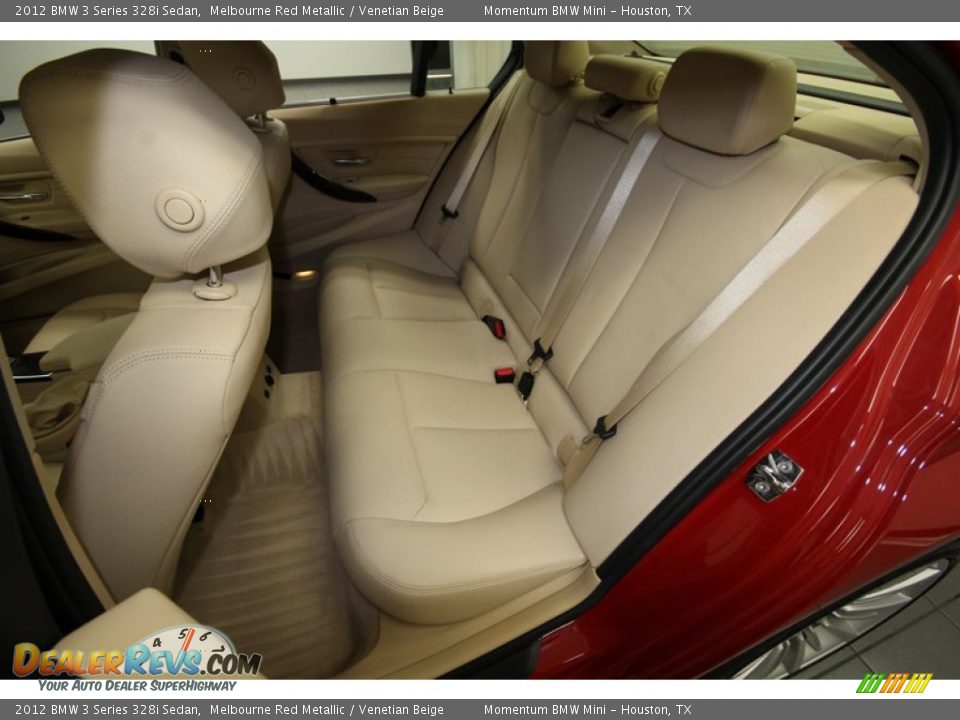 2012 BMW 3 Series 328i Sedan Melbourne Red Metallic / Venetian Beige Photo #14