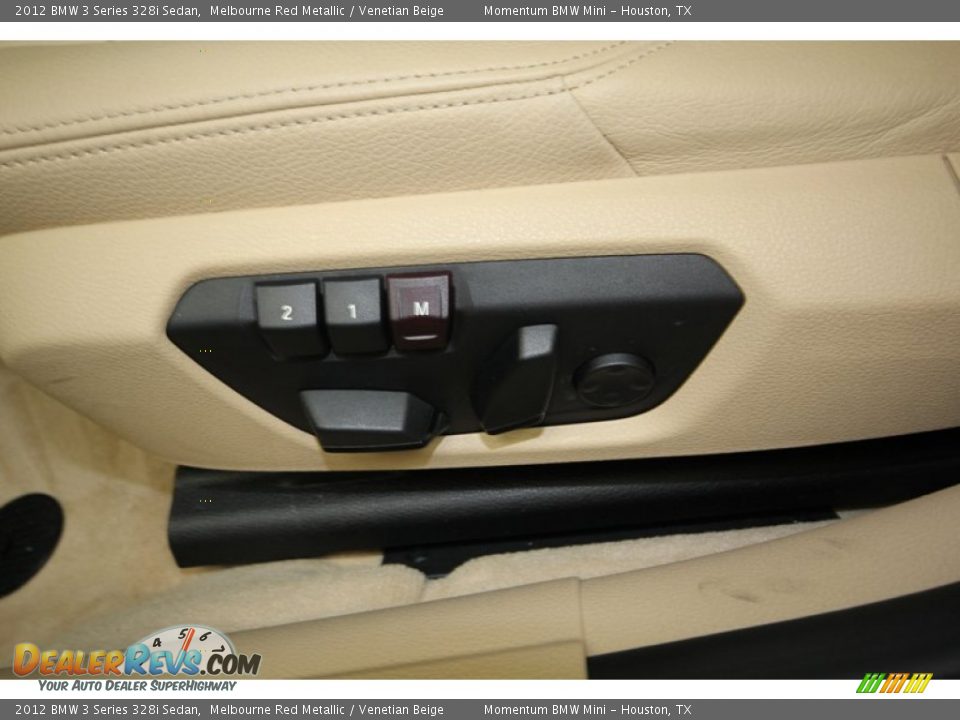 2012 BMW 3 Series 328i Sedan Melbourne Red Metallic / Venetian Beige Photo #17