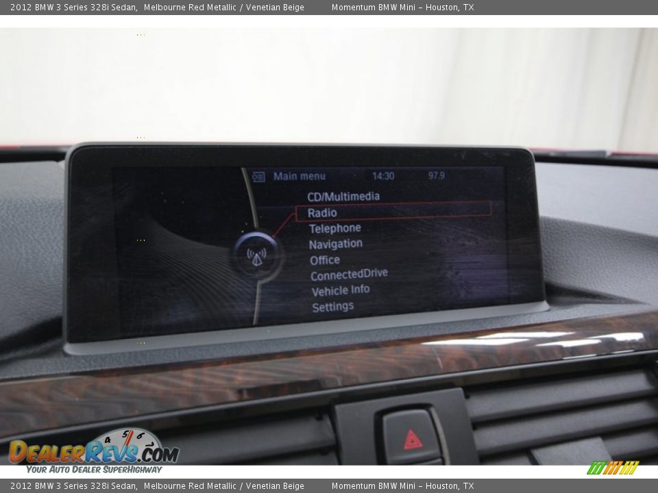 2012 BMW 3 Series 328i Sedan Melbourne Red Metallic / Venetian Beige Photo #21