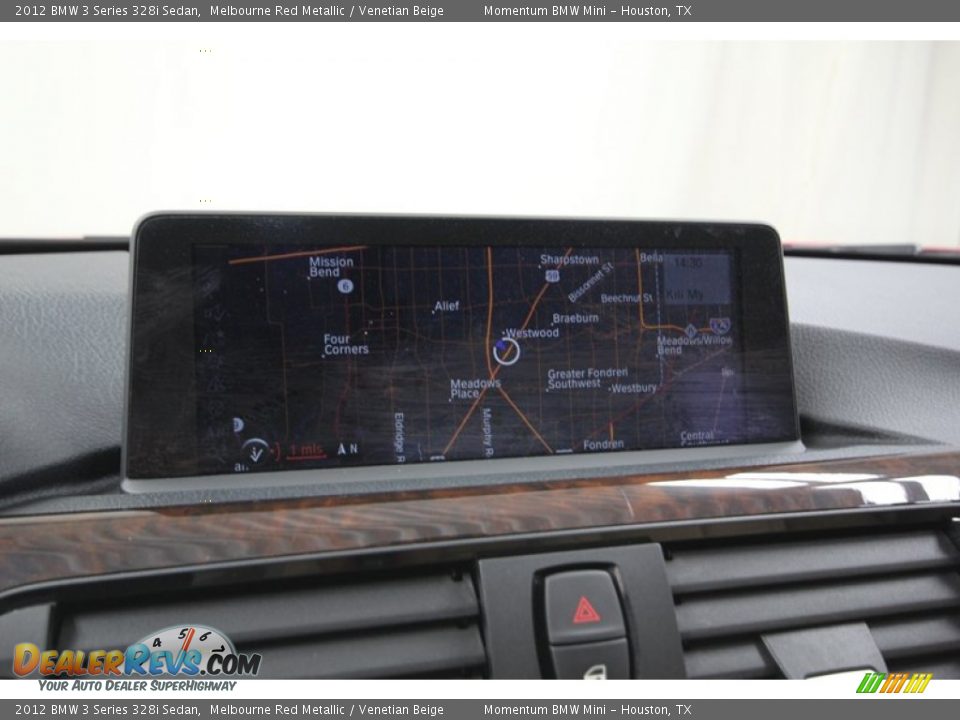2012 BMW 3 Series 328i Sedan Melbourne Red Metallic / Venetian Beige Photo #22