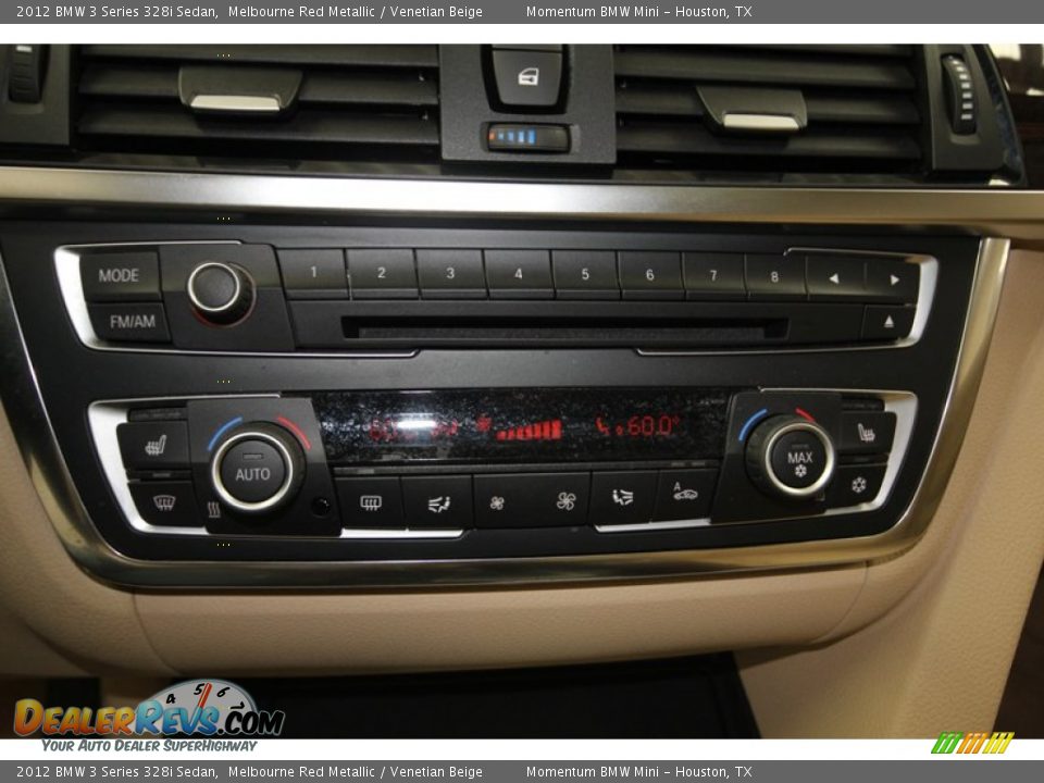 2012 BMW 3 Series 328i Sedan Melbourne Red Metallic / Venetian Beige Photo #23