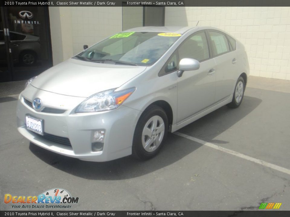 2010 Toyota Prius Hybrid II Classic Silver Metallic / Dark Gray Photo #1