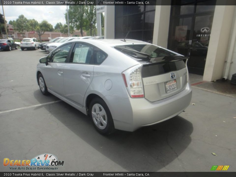 2010 Toyota Prius Hybrid II Classic Silver Metallic / Dark Gray Photo #5
