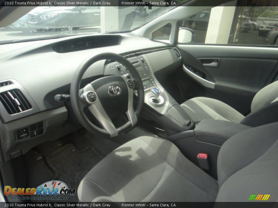 2010 Toyota Prius Hybrid II Classic Silver Metallic / Dark Gray Photo #8