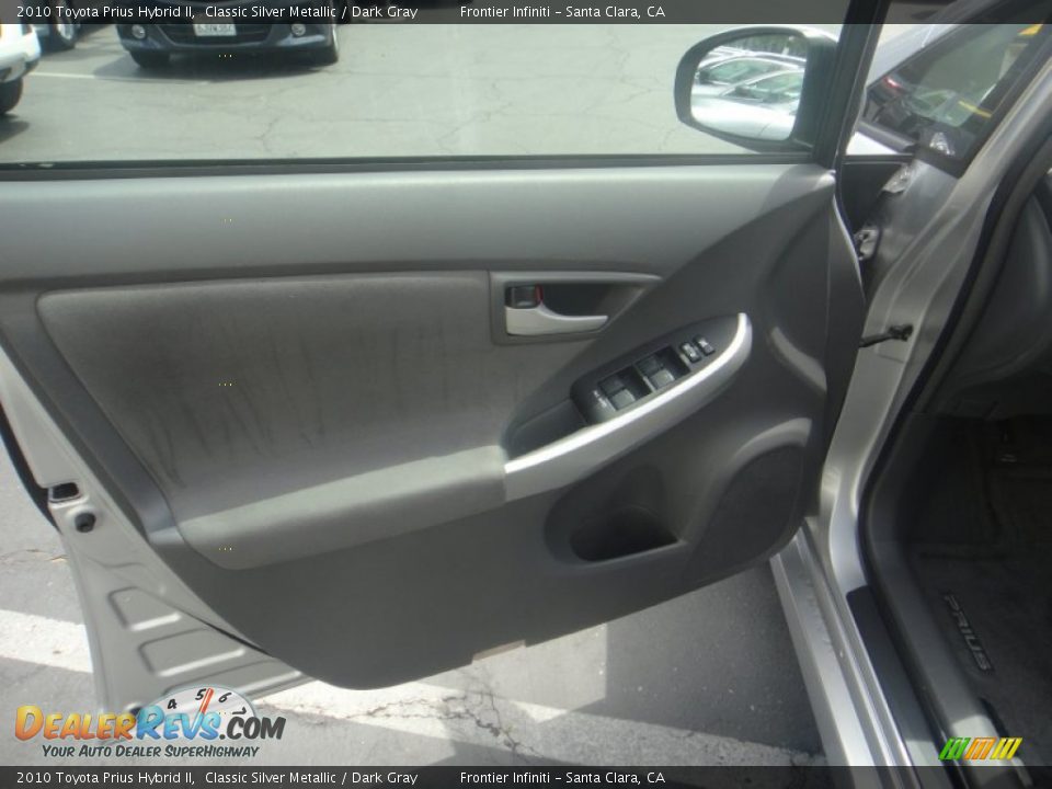 2010 Toyota Prius Hybrid II Classic Silver Metallic / Dark Gray Photo #10