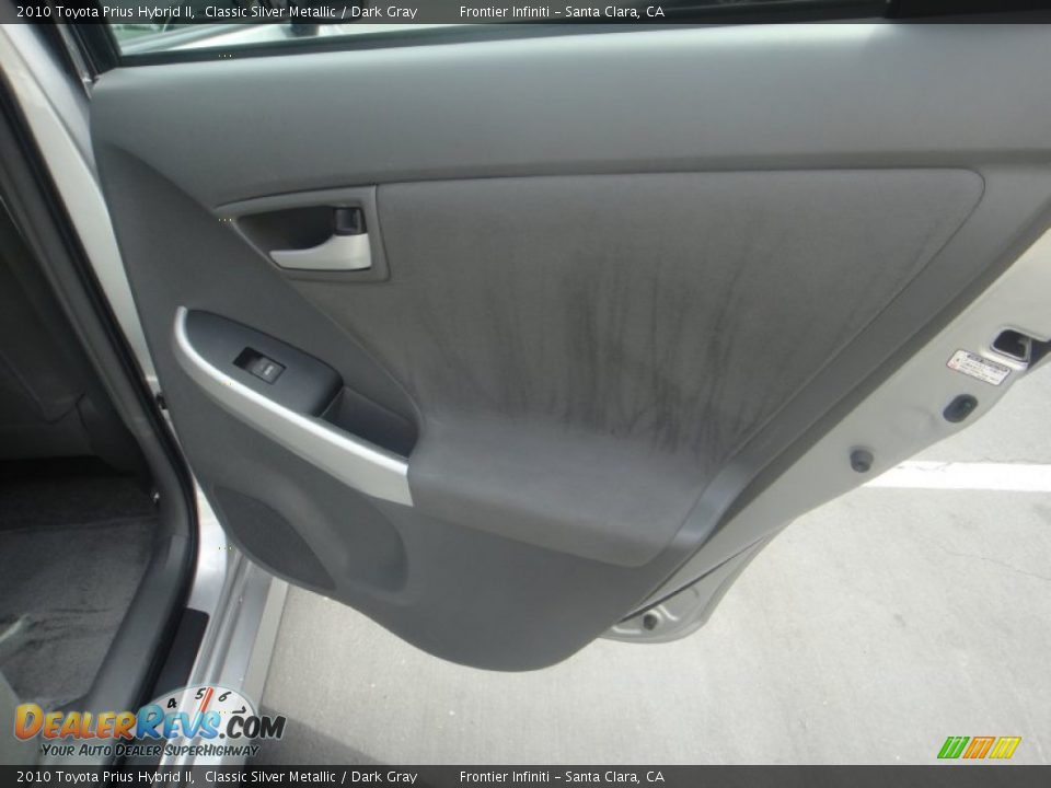 2010 Toyota Prius Hybrid II Classic Silver Metallic / Dark Gray Photo #17