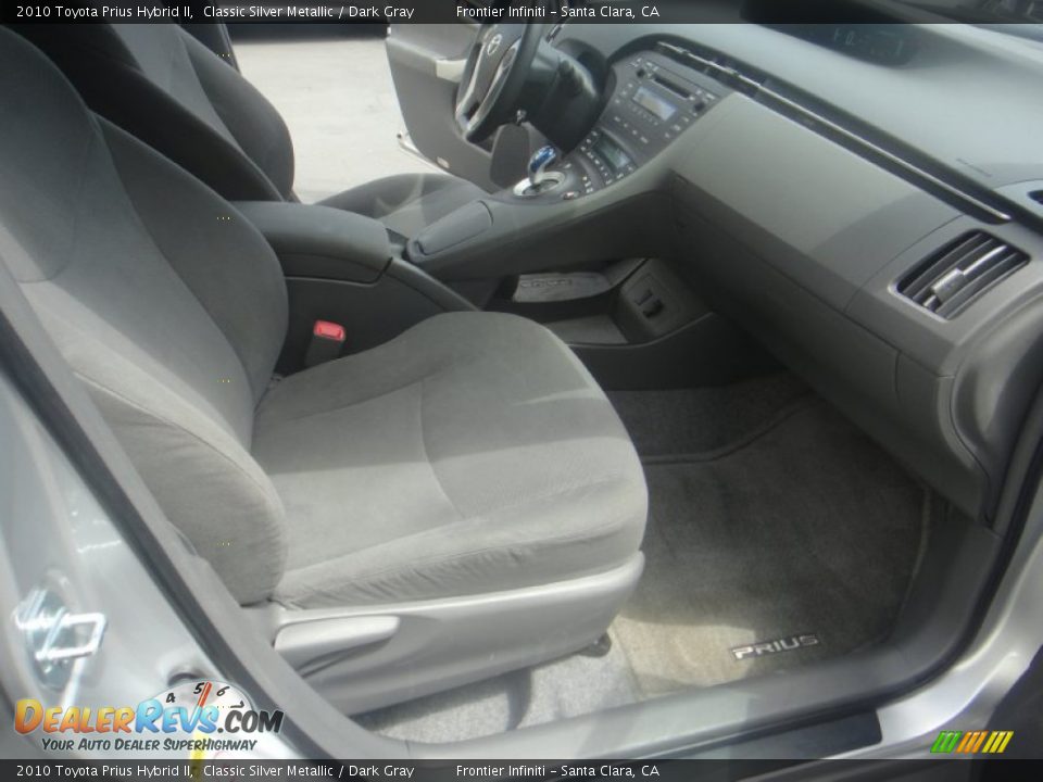 2010 Toyota Prius Hybrid II Classic Silver Metallic / Dark Gray Photo #19