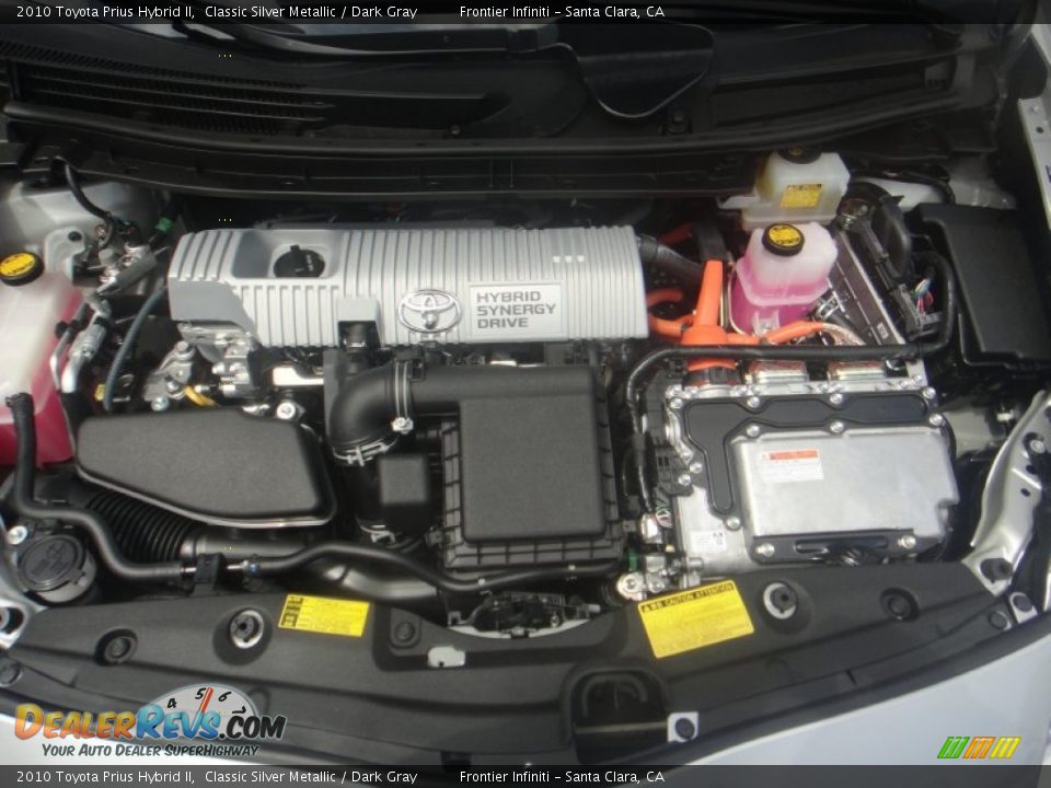 2010 Toyota Prius Hybrid II Classic Silver Metallic / Dark Gray Photo #22