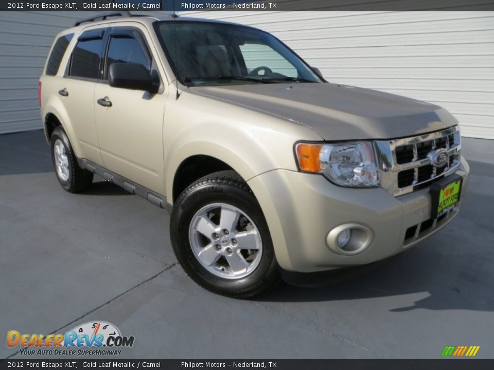 2012 Ford Escape XLT Gold Leaf Metallic / Camel Photo #1