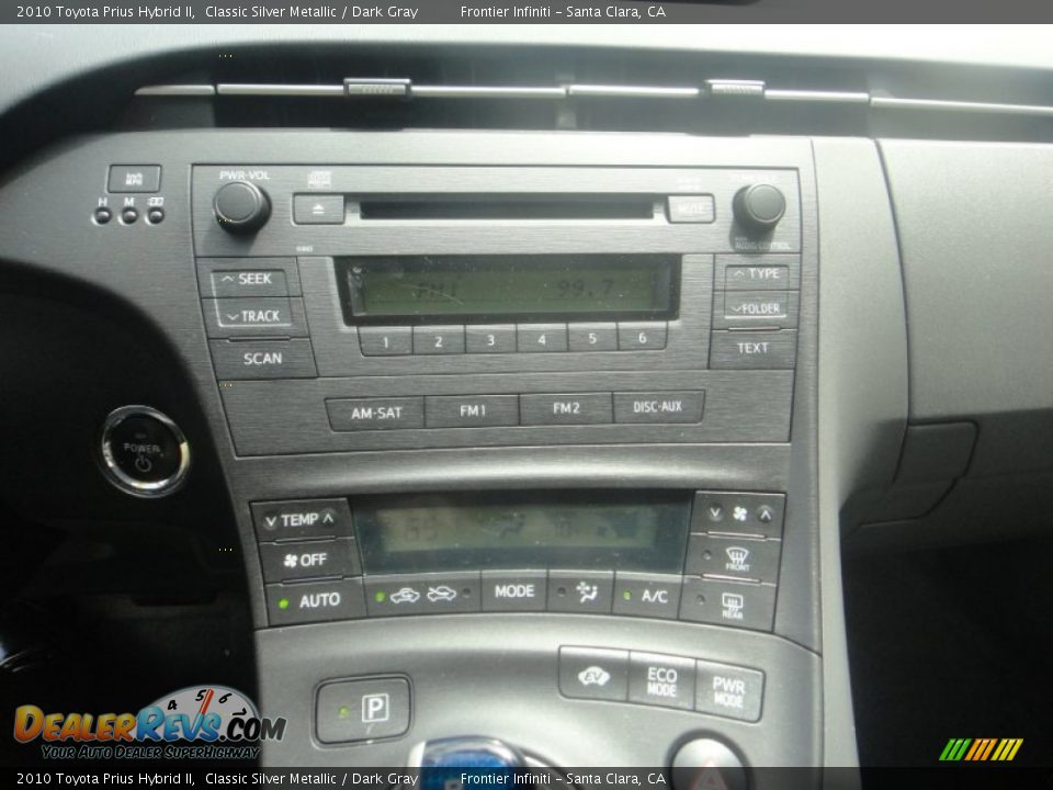 2010 Toyota Prius Hybrid II Classic Silver Metallic / Dark Gray Photo #24